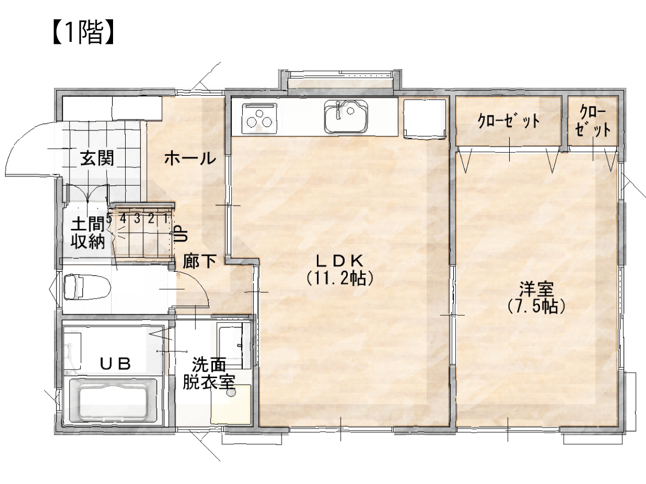 1階の間取り