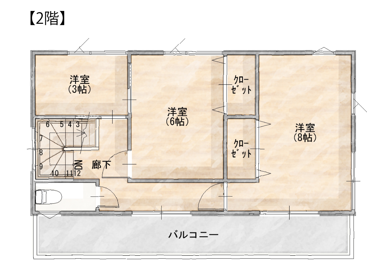 2階の間取り